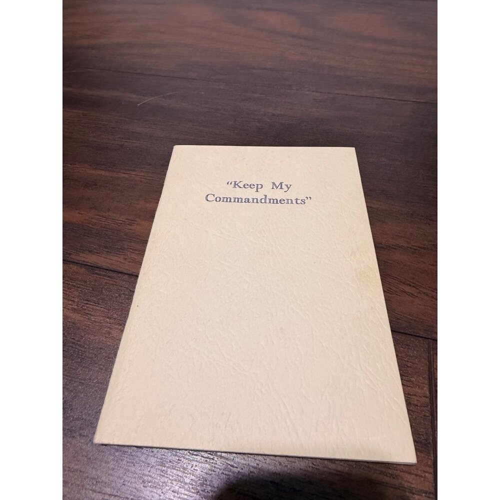 Keep My Commandments by Gerhard Lenski Book Copyright 1932 Vintage